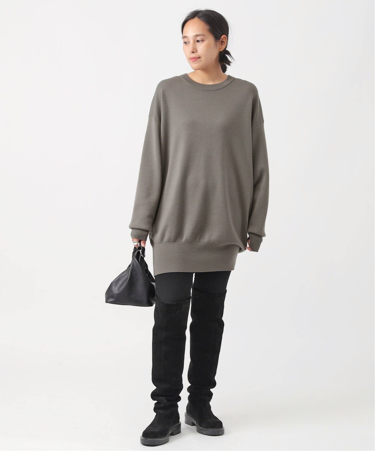 Relax-sized Tunic Pullover（ニット／セーター）｜AP STUDIO 