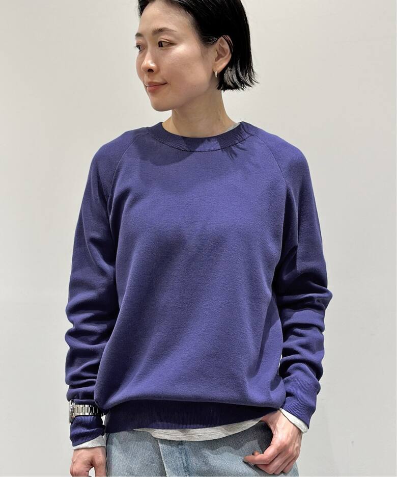 SCENTOF シルクコットン スムースプルオーバーニット（ニット  