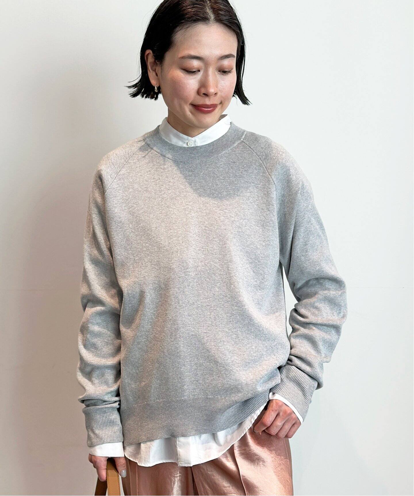 SCENTOF シルクコットン スムースプルオーバーニット（ニット  