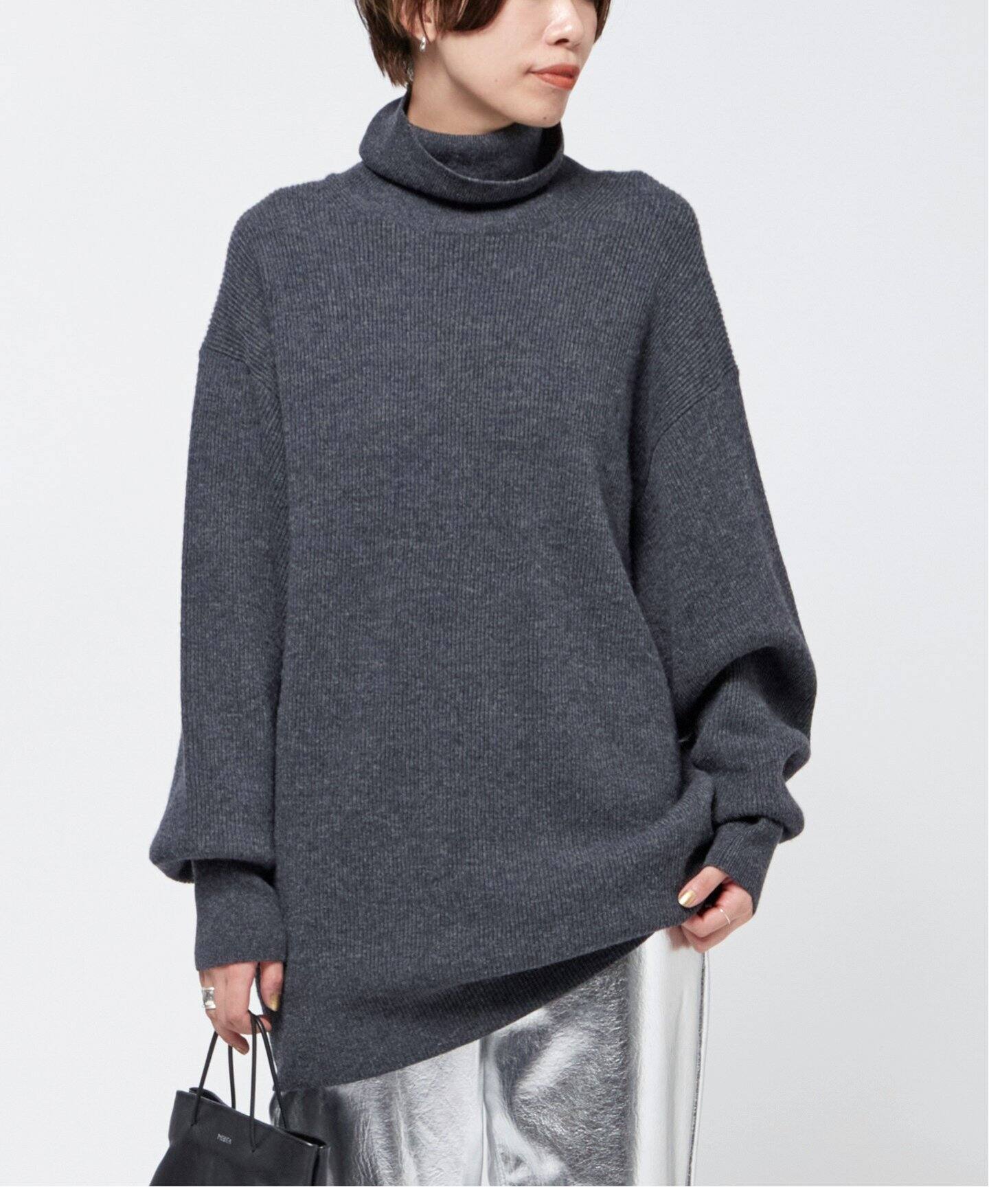 リブタートルネックプルオーバー（ニット／セーター）｜AP STUDIO  