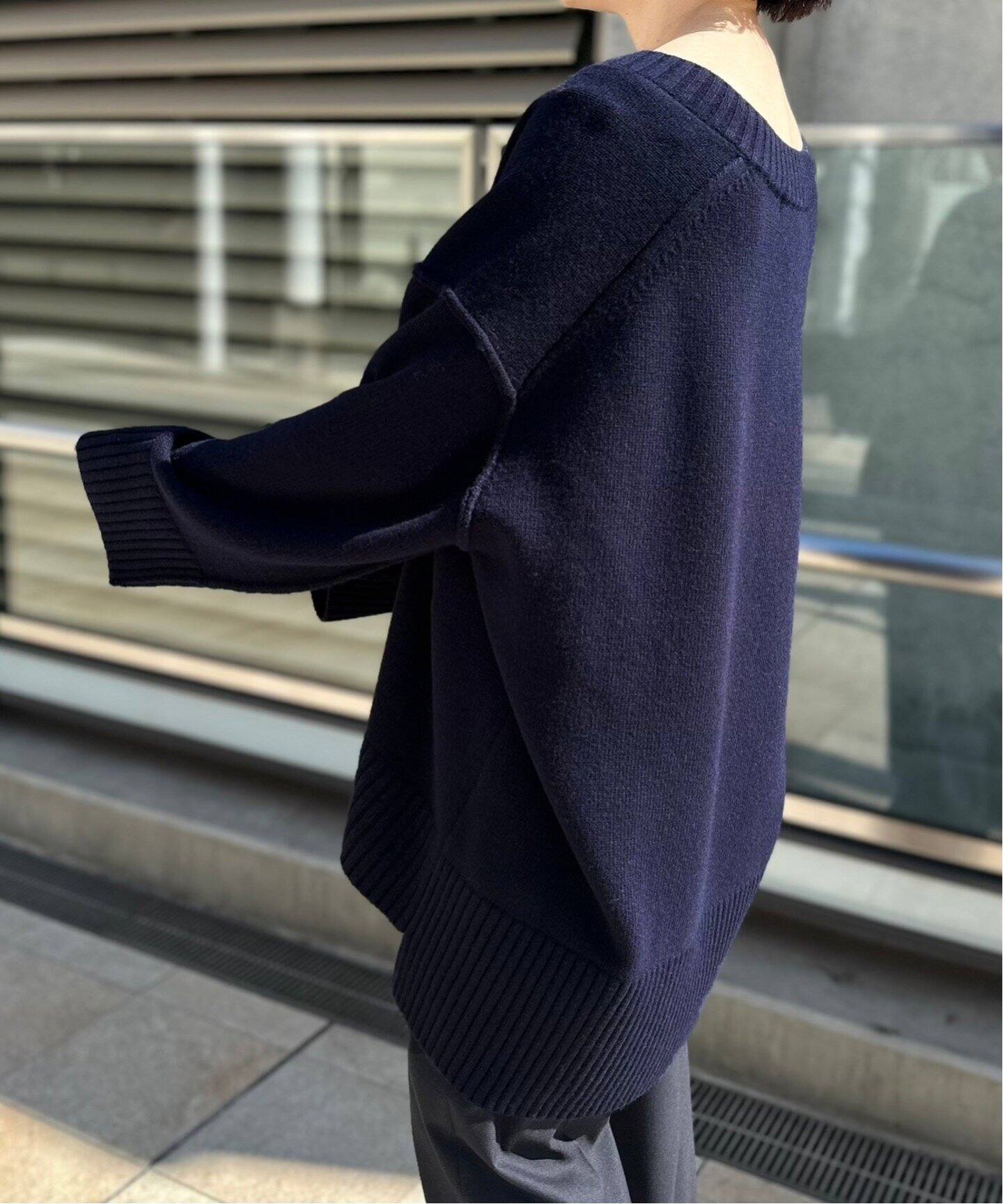 Vネックオーバープルオーバー（ニット／セーター）｜AP STUDIO  