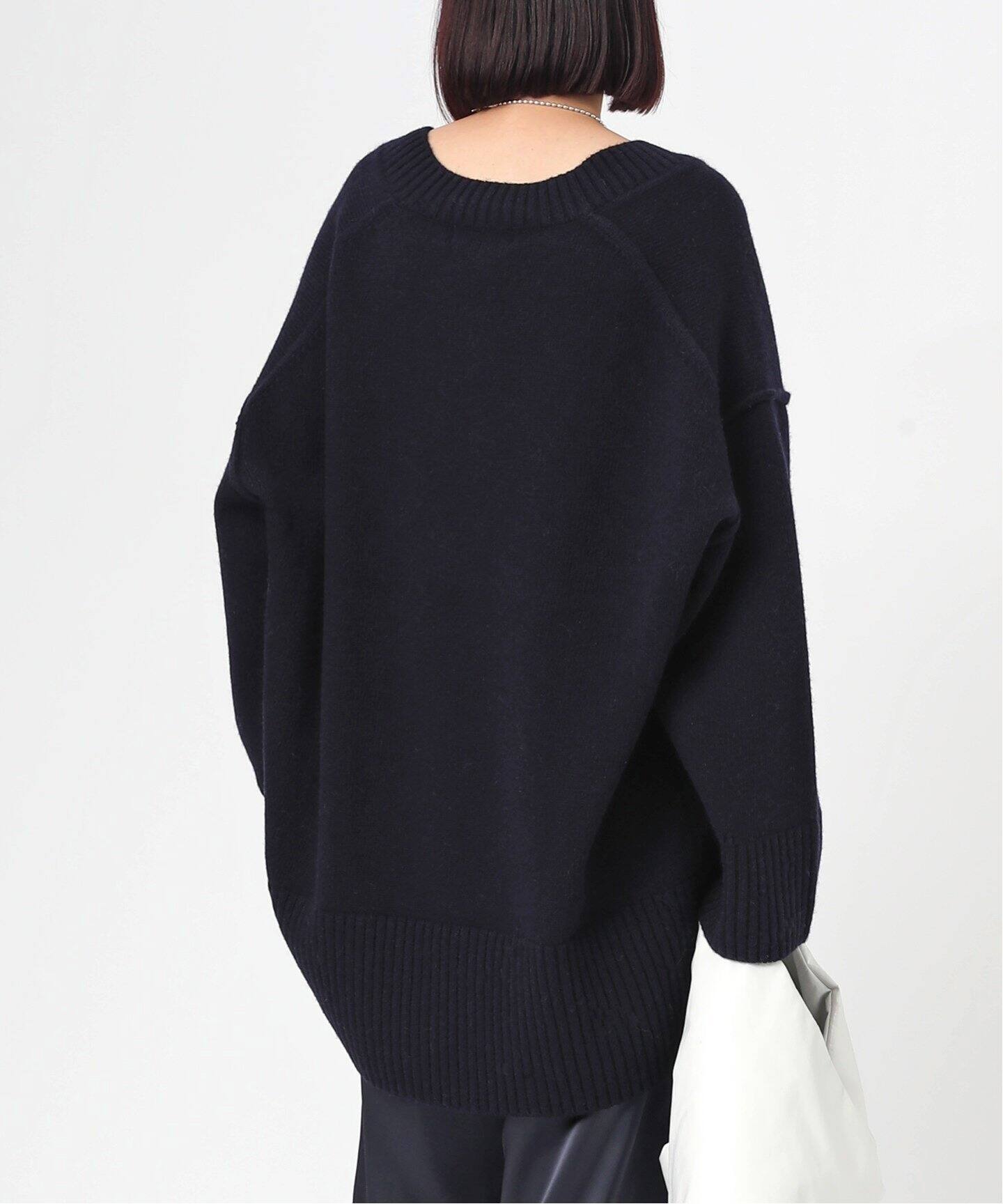 Vネックオーバープルオーバー（ニット／セーター）｜AP STUDIO  