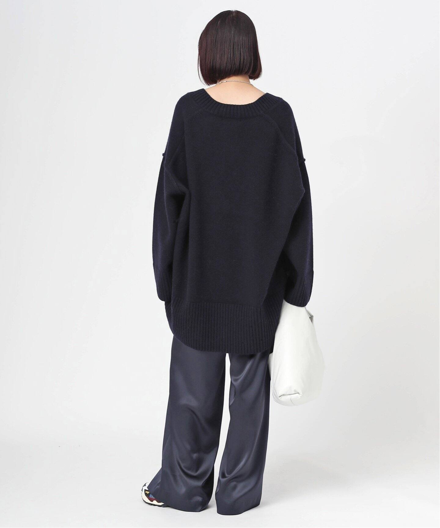 Vネックオーバープルオーバー（ニット／セーター）｜AP STUDIO  