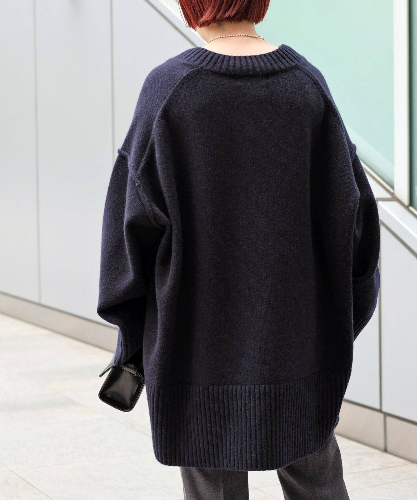 Vネックオーバープルオーバー（ニット／セーター）｜AP STUDIO  