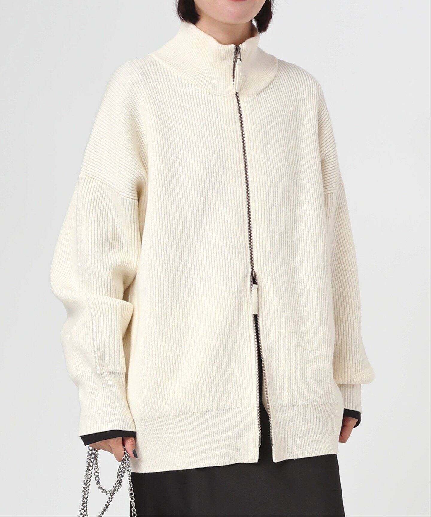 new zip knit blouson（その他ブルゾン／アウター）｜AP STUDIO  