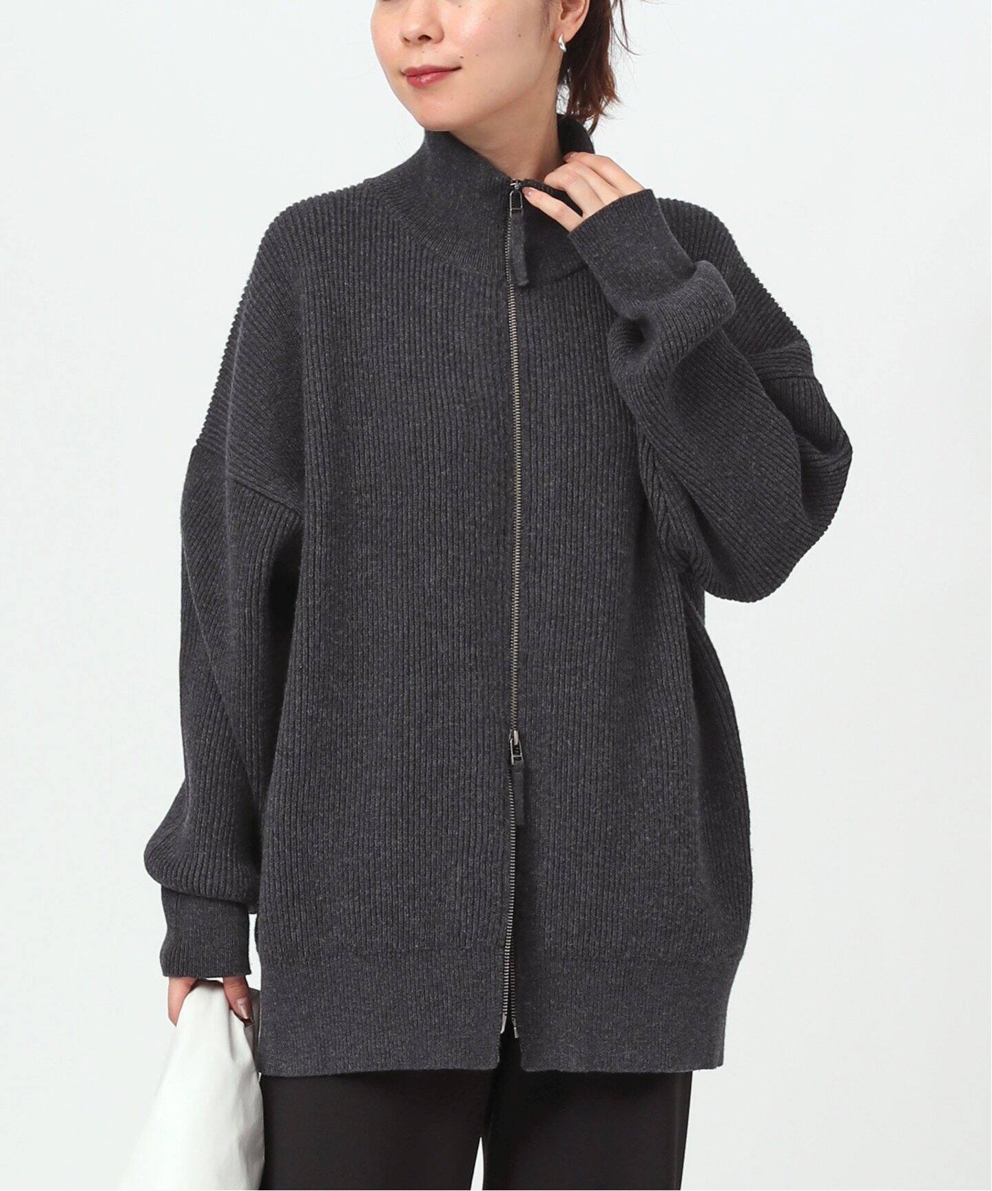 new zip knit blouson（その他ブルゾン／アウター）｜AP STUDIO  
