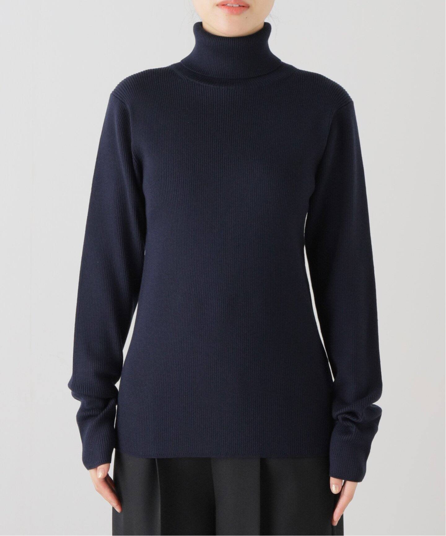 ウールリブタートルネックプルオーバー（ニット／セーター）｜AP  