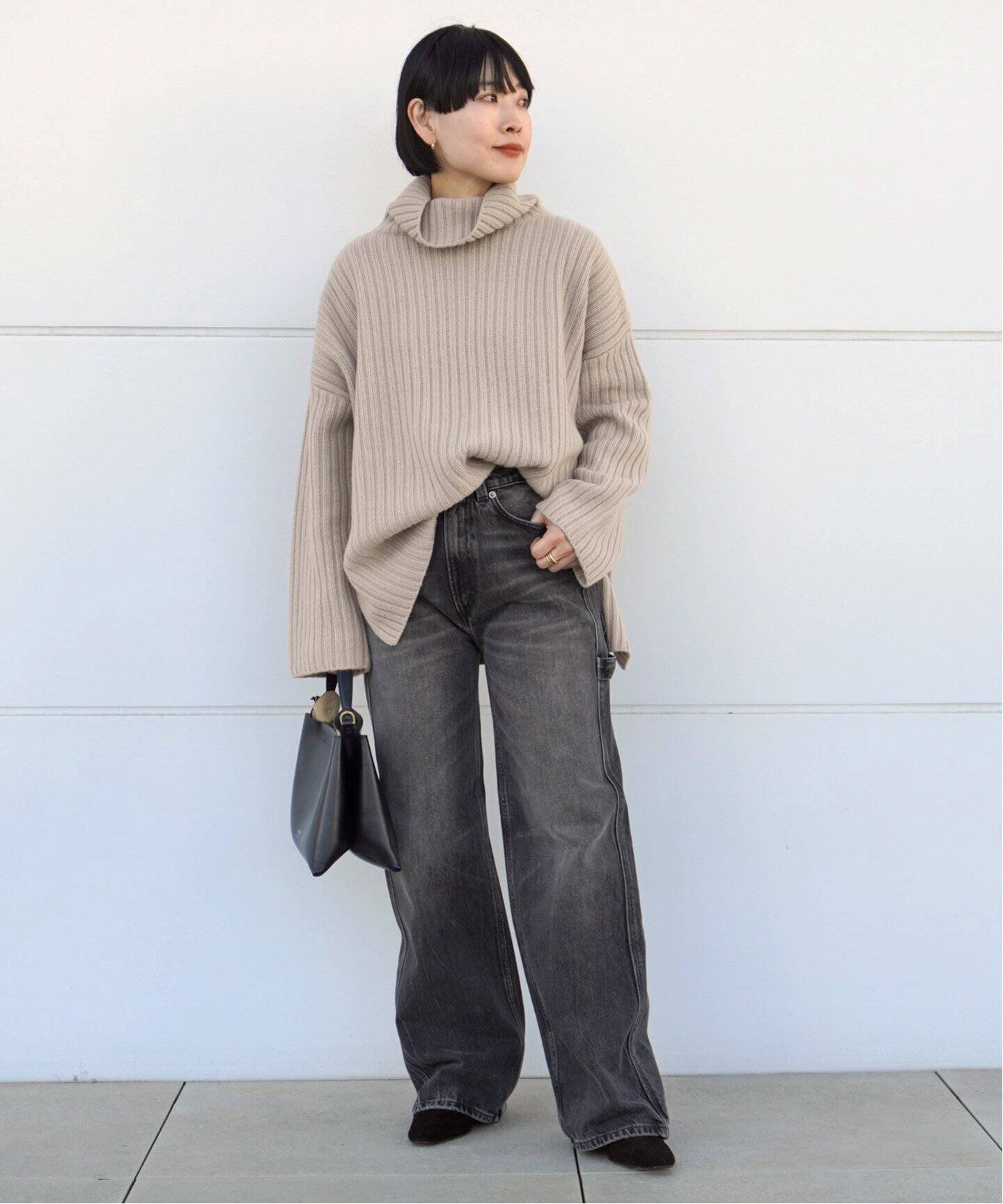 Wide Rib Turtul neck Pullover（ニット／セーター）｜AP STUDIO  