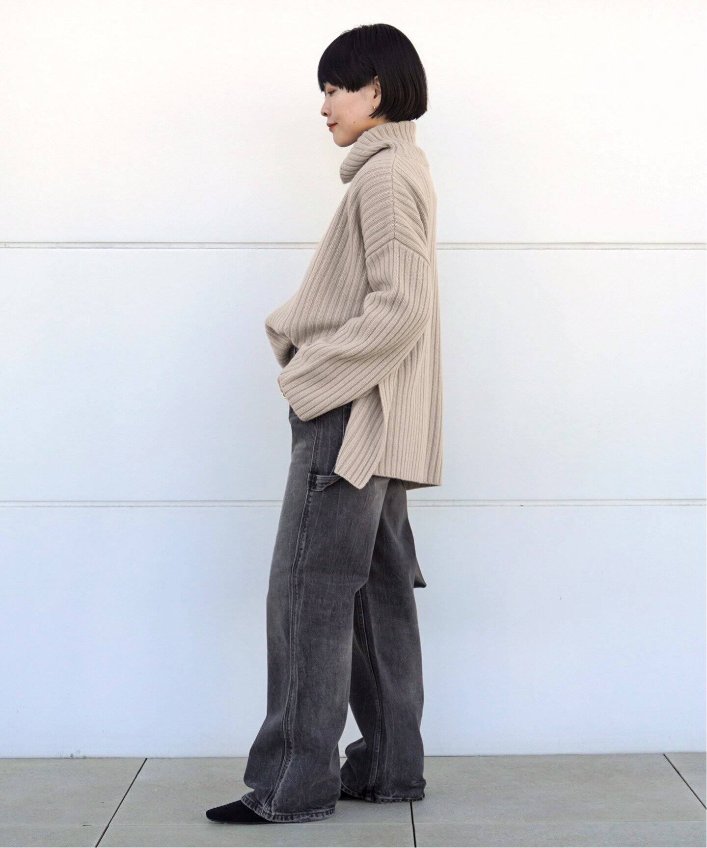 Wide Rib Turtul neck Pullover（ニット／セーター）｜AP STUDIO 