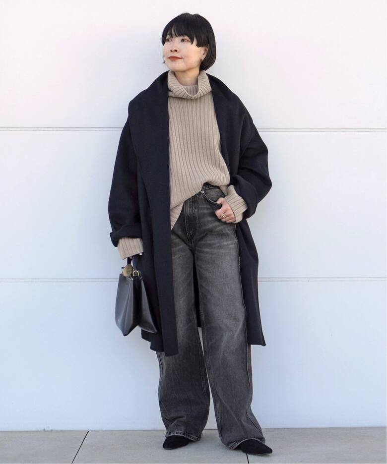 Wide Rib Turtul neck Pullover（ニット／セーター）｜AP STUDIO  
