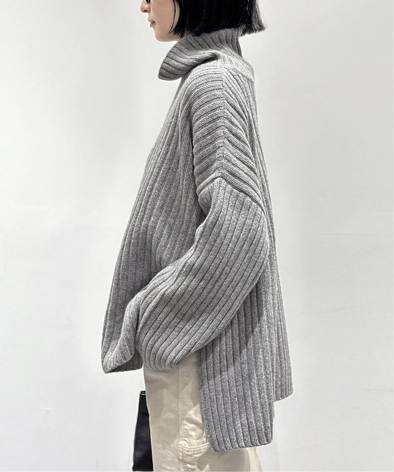 Wide Rib Turtul neck Pullover（ニット／セーター）｜AP STUDIO  