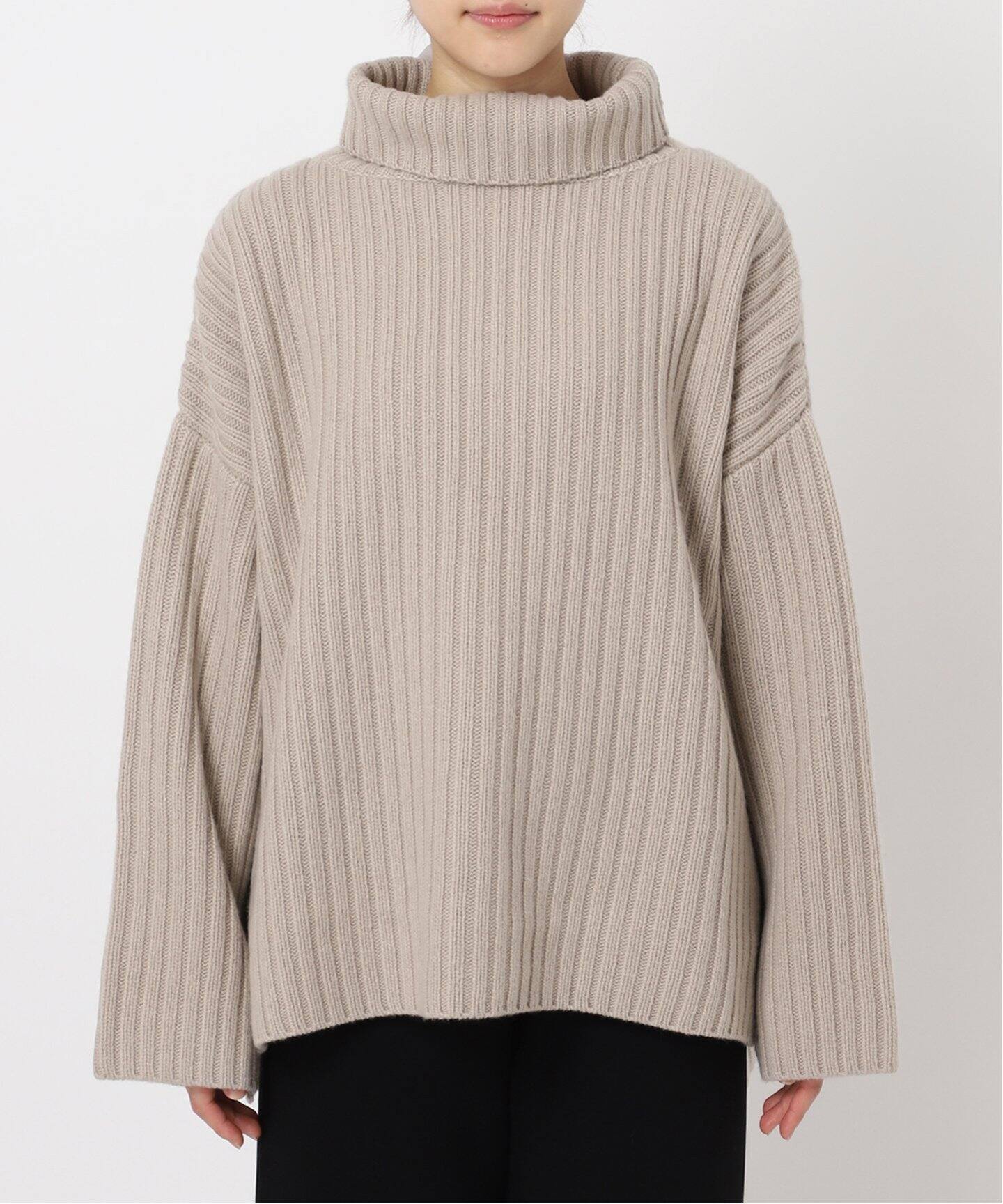 Wide Rib Turtul neck Pullover（ニット／セーター）｜AP STUDIO 