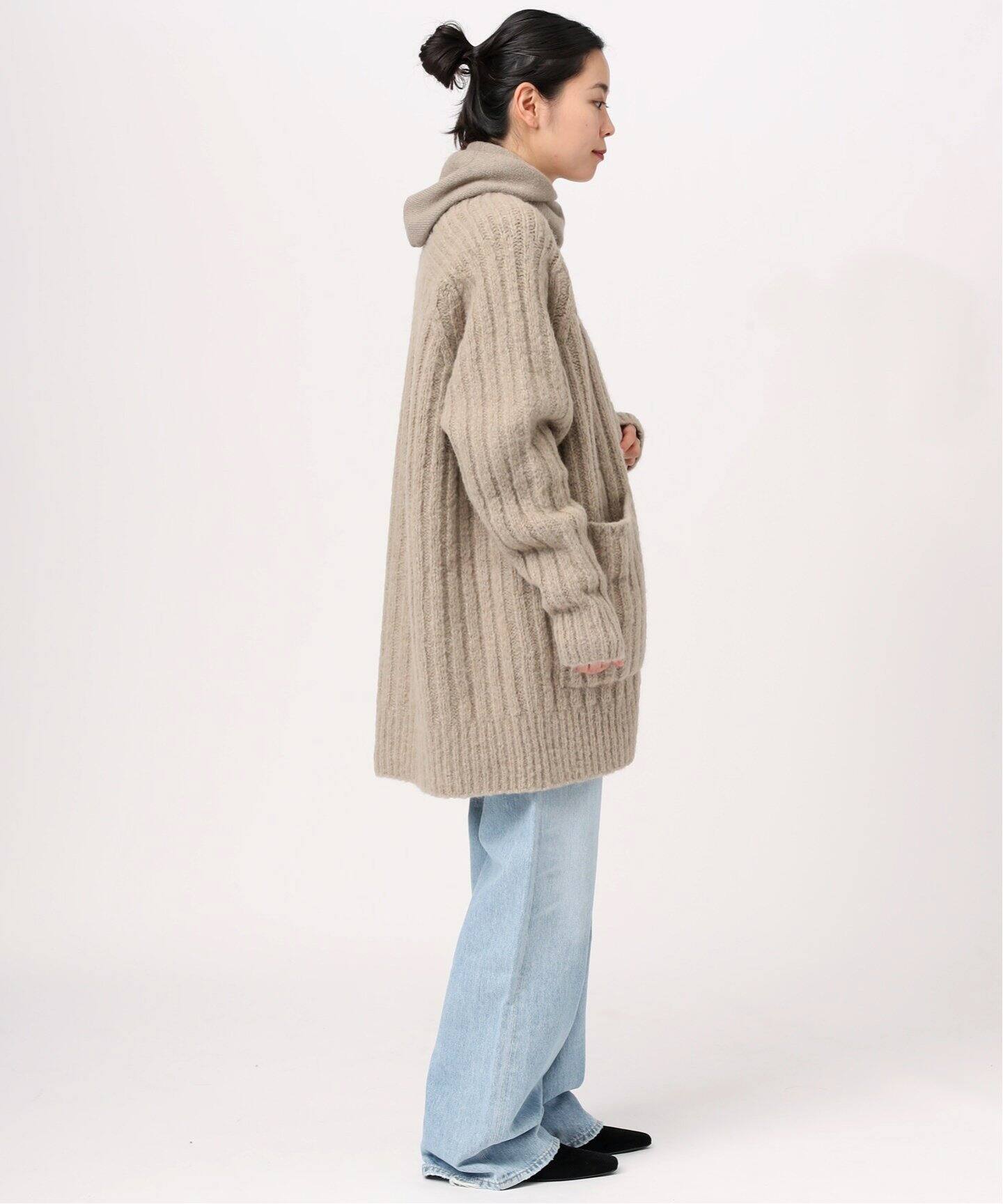 LAUREN MANOOGIAN/ローレン マヌージアン】Rib Cardigan（カーディガン  