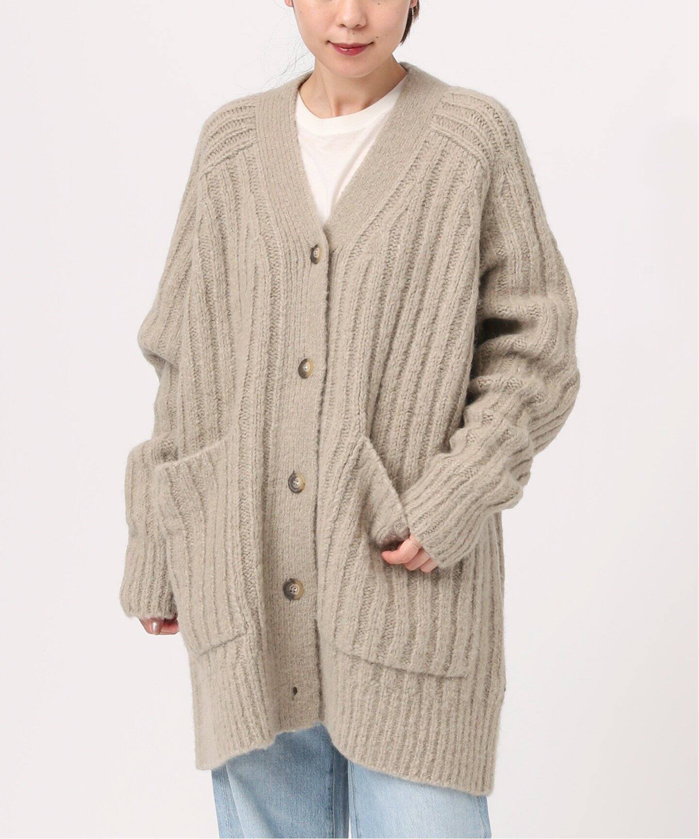 LAUREN MANOOGIAN/ローレン マヌージアン】Rib Cardigan（カーディガン  