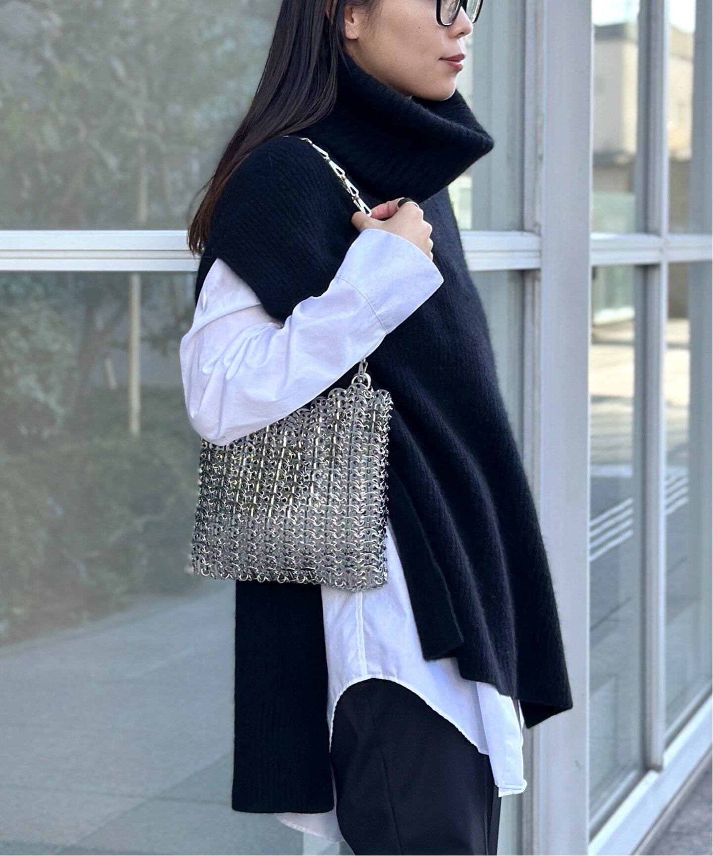 walenode / ウェルノード 】別注Drape Sweater With Snood（ニット 