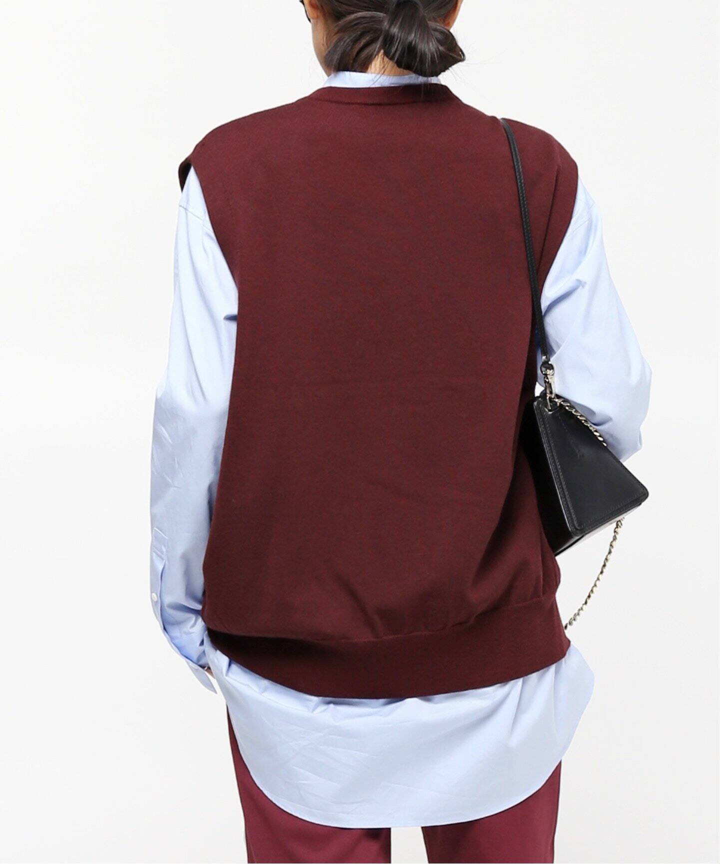 CINOH / チノ】別注 Vneck Knit vest（ベスト）｜AP STUDIO（エーピー 