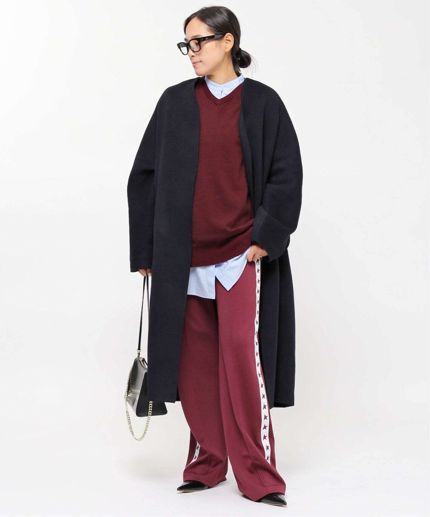 CINOH / チノ】別注 Vneck Knit vest（ベスト）｜AP STUDIO（エーピー 