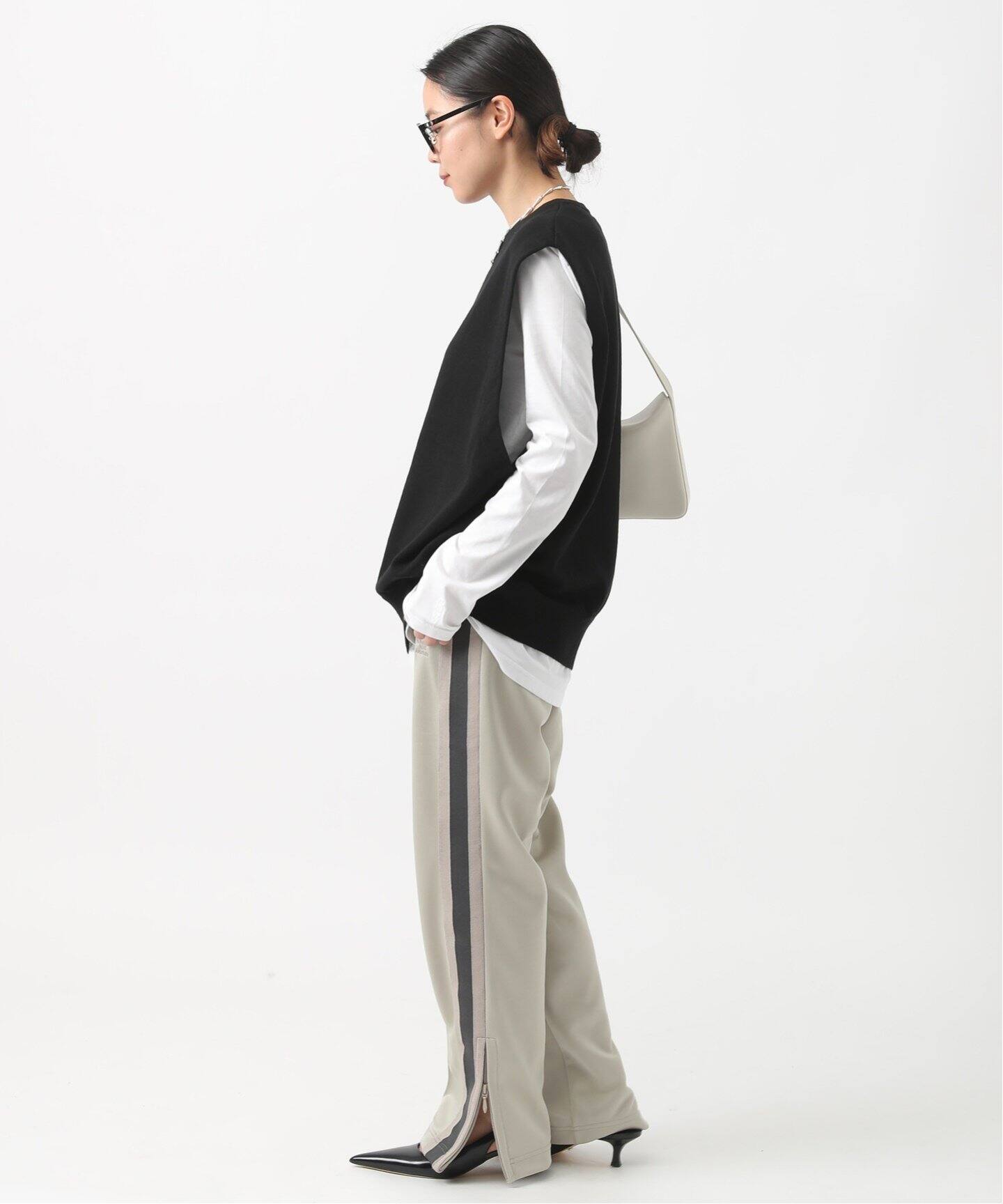 CINOH / チノ】別注 Vneck Knit vest（ベスト）｜AP STUDIO（エーピー 