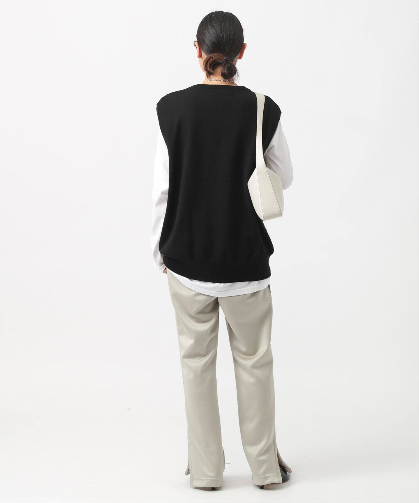 CINOH / チノ】別注 Vneck Knit vest（ベスト）｜AP STUDIO（エーピー 