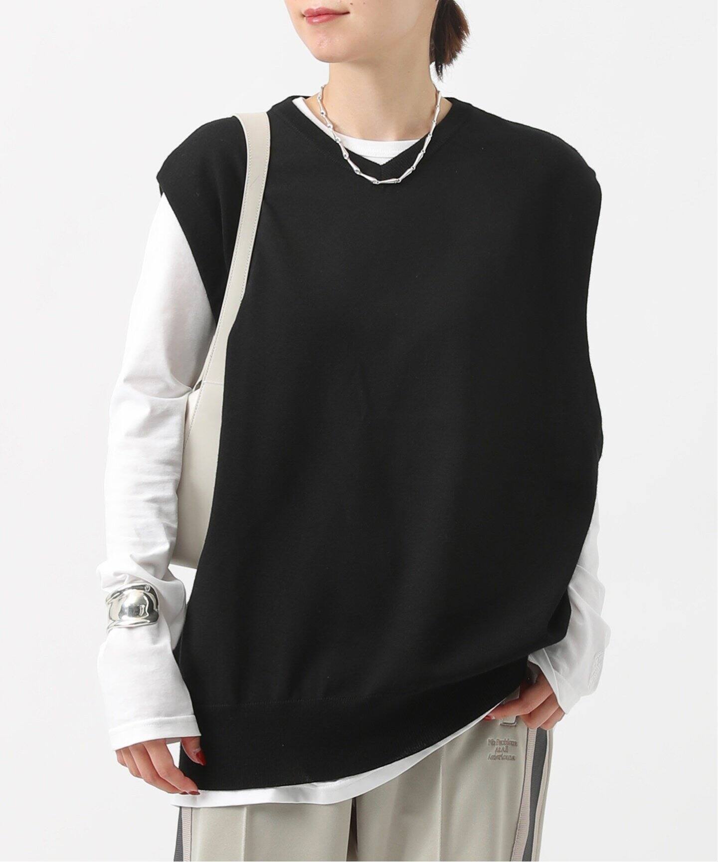 CINOH / チノ】別注 Vneck Knit vest（ベスト）｜AP STUDIO（エーピー 
