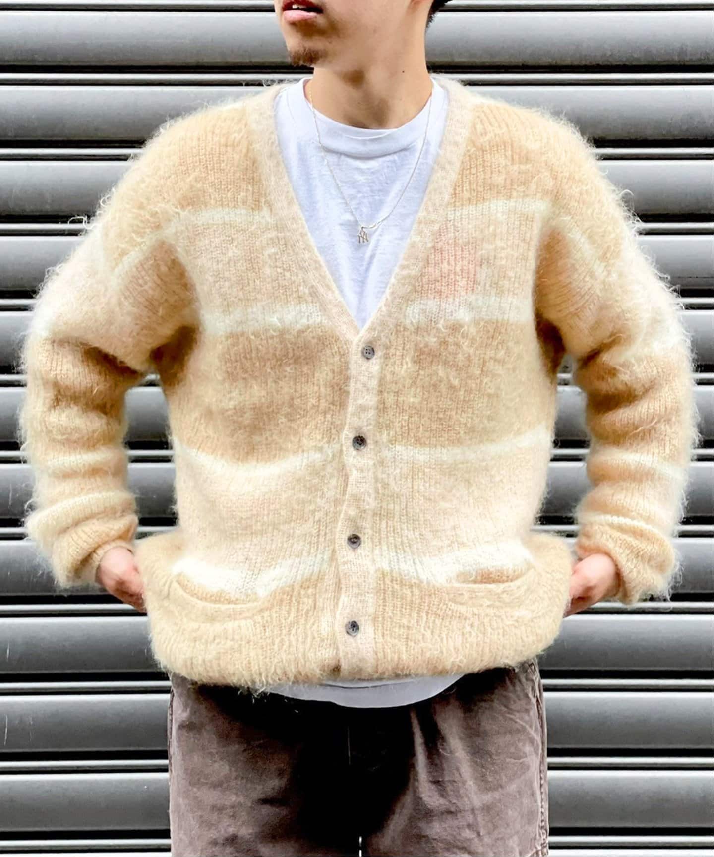 cassette / カセット】mohair shaggy C/D（カーディガン）｜WISM