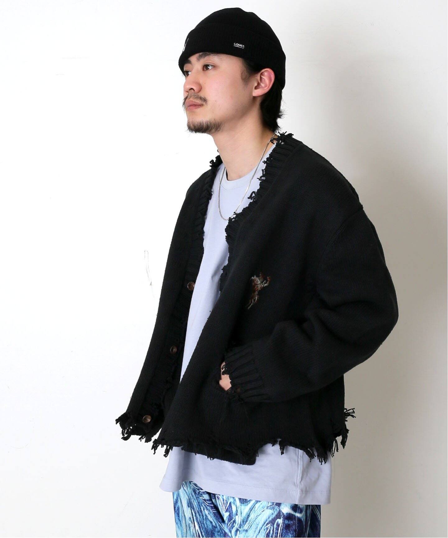 doublet / ダブレット】OVERSIZED CUT-OFF CARDIGAN（カーディガン  