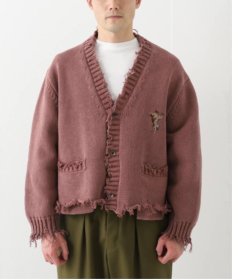 doublet / ダブレット】OVERSIZED CUT-OFF CARDIGAN（カーディガン  