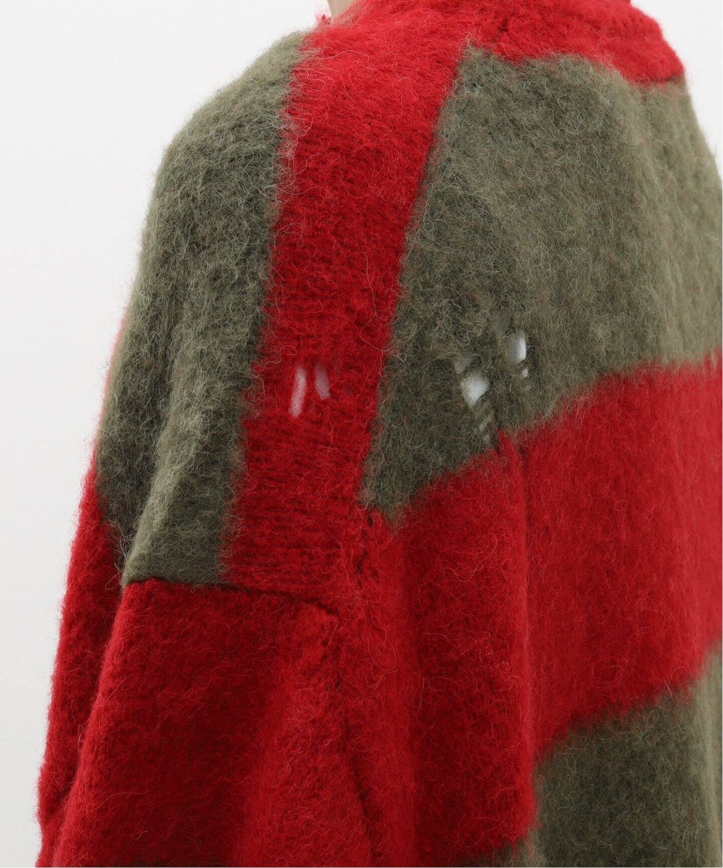 doublet / ダブレット】STRIPE OVERSIZE PULLOVER（ニット