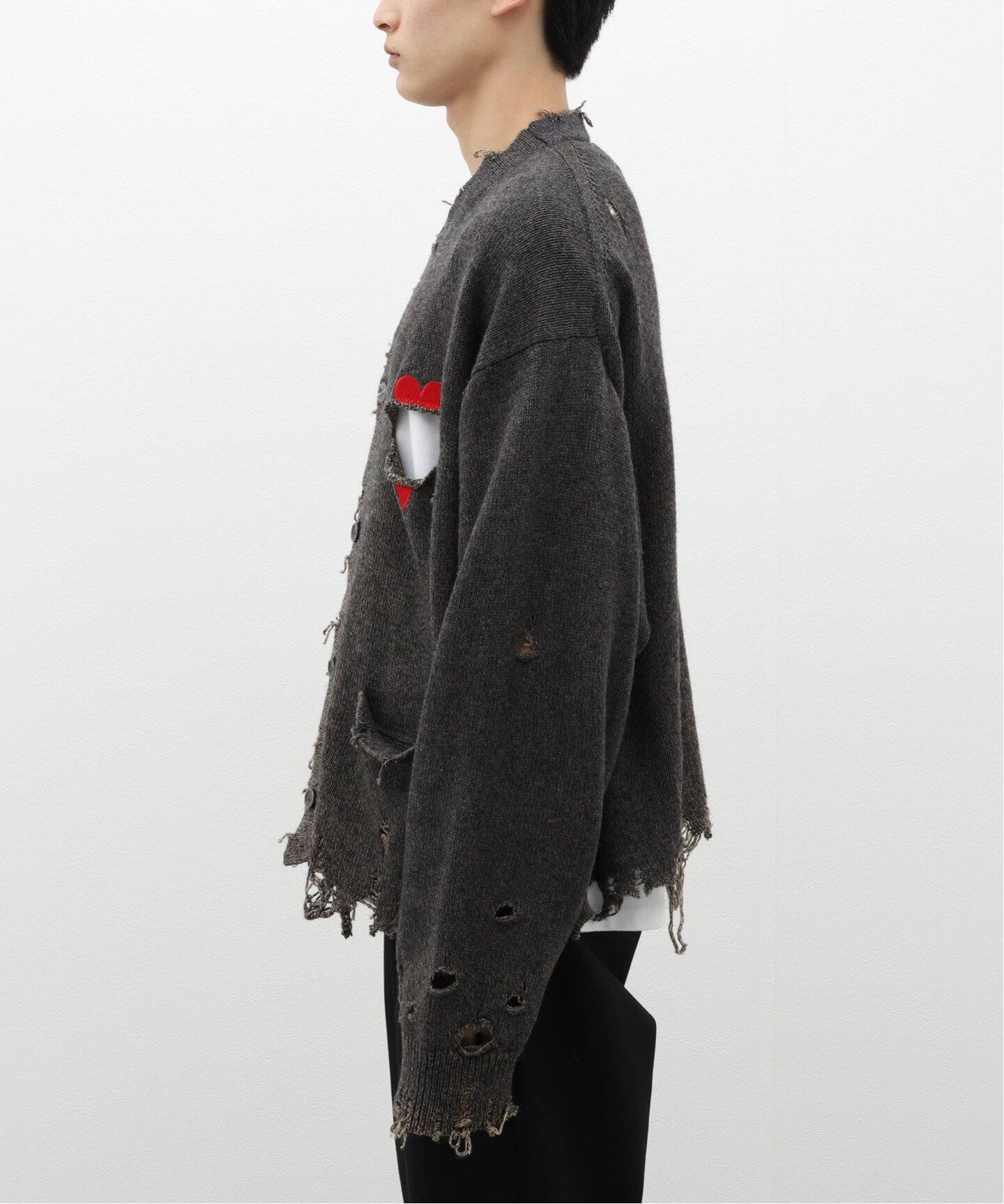 doublet / ダブレット】BROKEN HEART CARDIGAN（カーディガン）｜WISM 