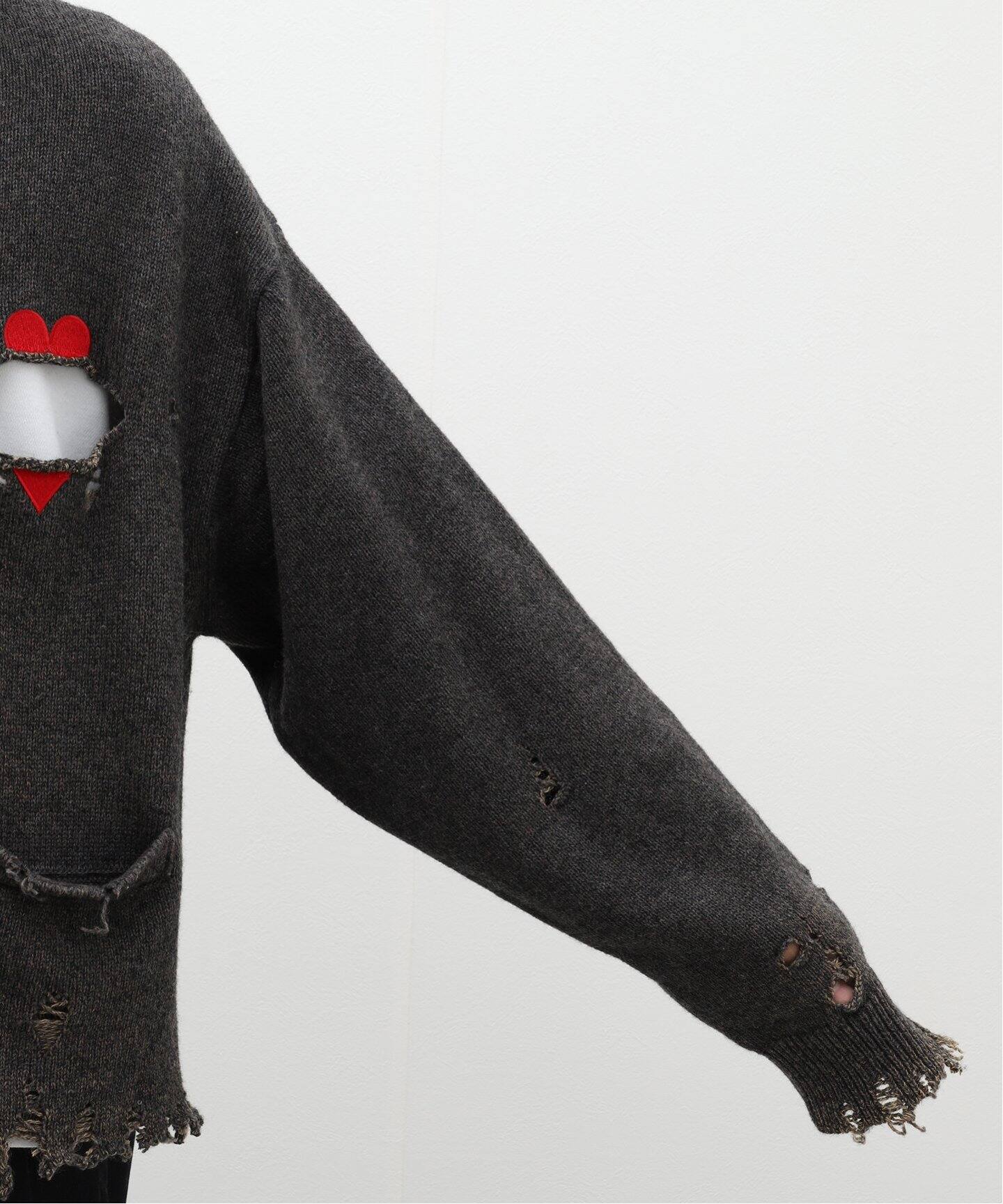 doublet / ダブレット】BROKEN HEART CARDIGAN（カーディガン）｜WISM 