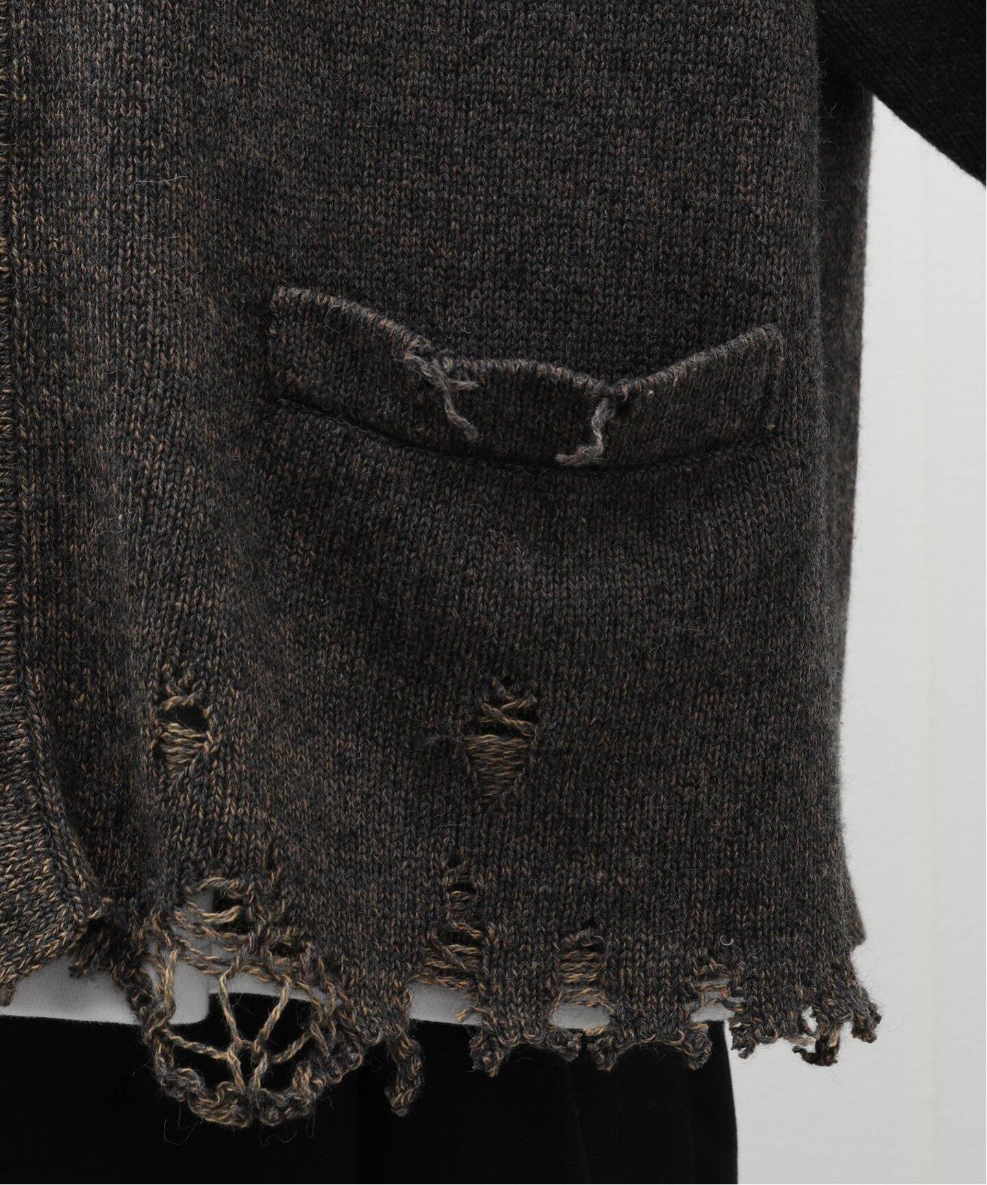 doublet / ダブレット】BROKEN HEART CARDIGAN（カーディガン）｜WISM 