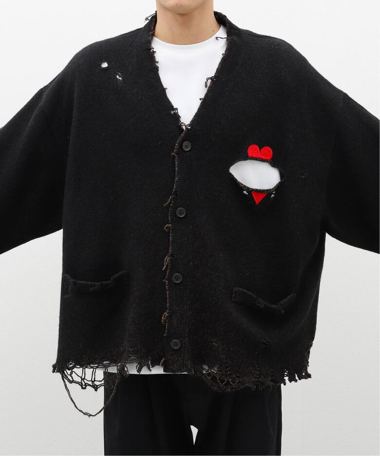 doublet / ダブレット】BROKEN HEART CARDIGAN（カーディガン）｜WISM 