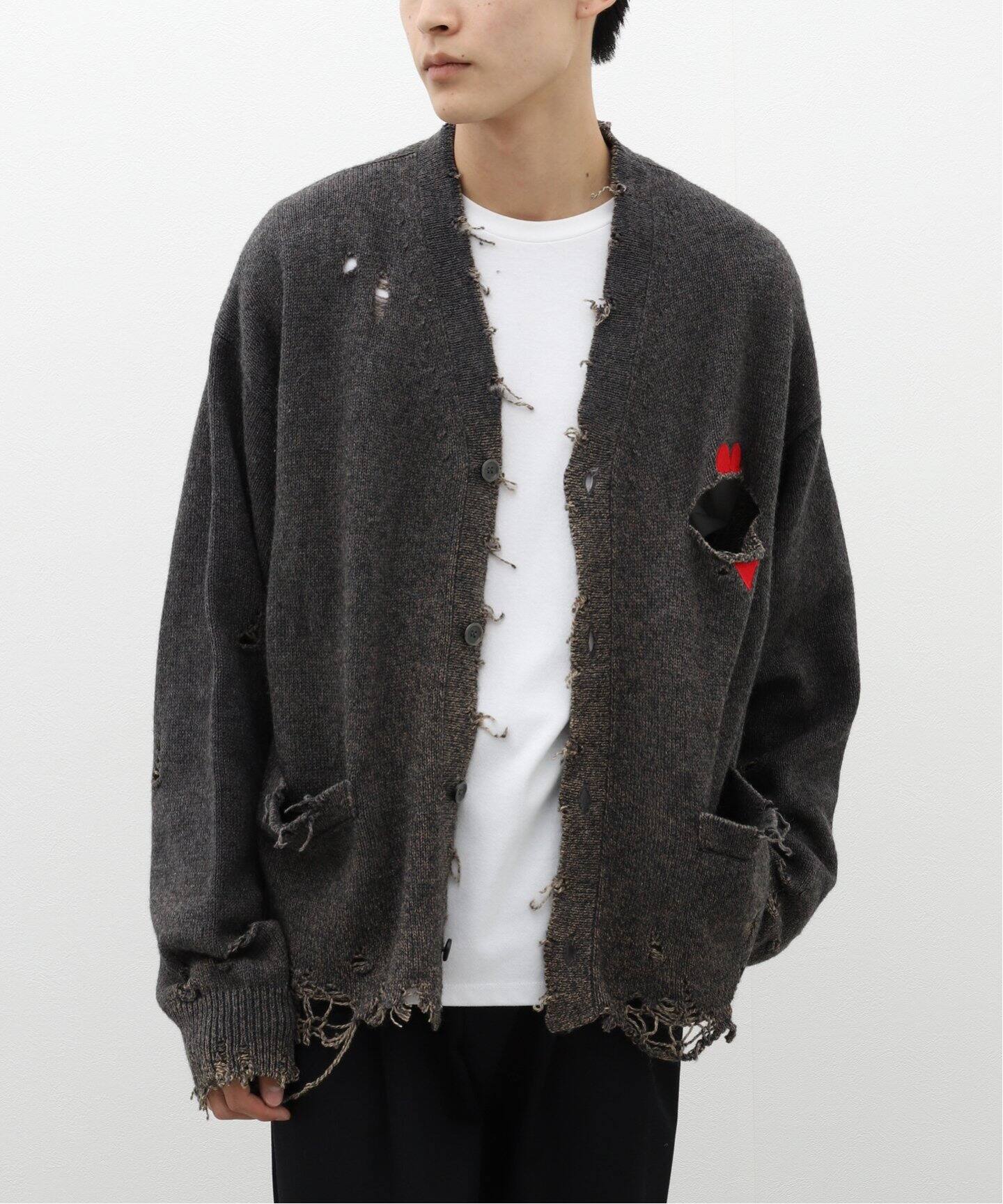 doublet / ダブレット】BROKEN HEART CARDIGAN（カーディガン）｜WISM 