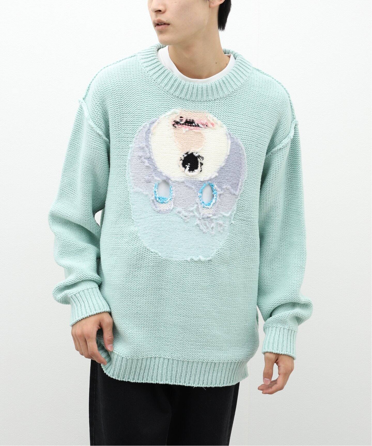 doublet / ダブレット】HAND-KNITTING JACQUARD PULLOVER（ニット  