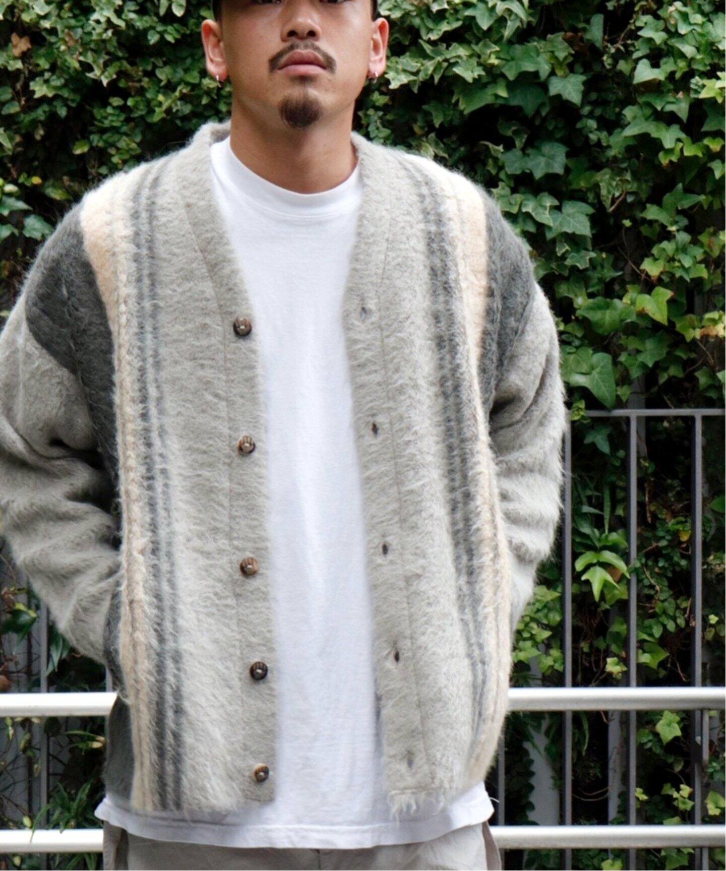 THE INOUE BROTHERS / ザ イノウエブラザーズ】SURI CARDIGAN STRIPE  