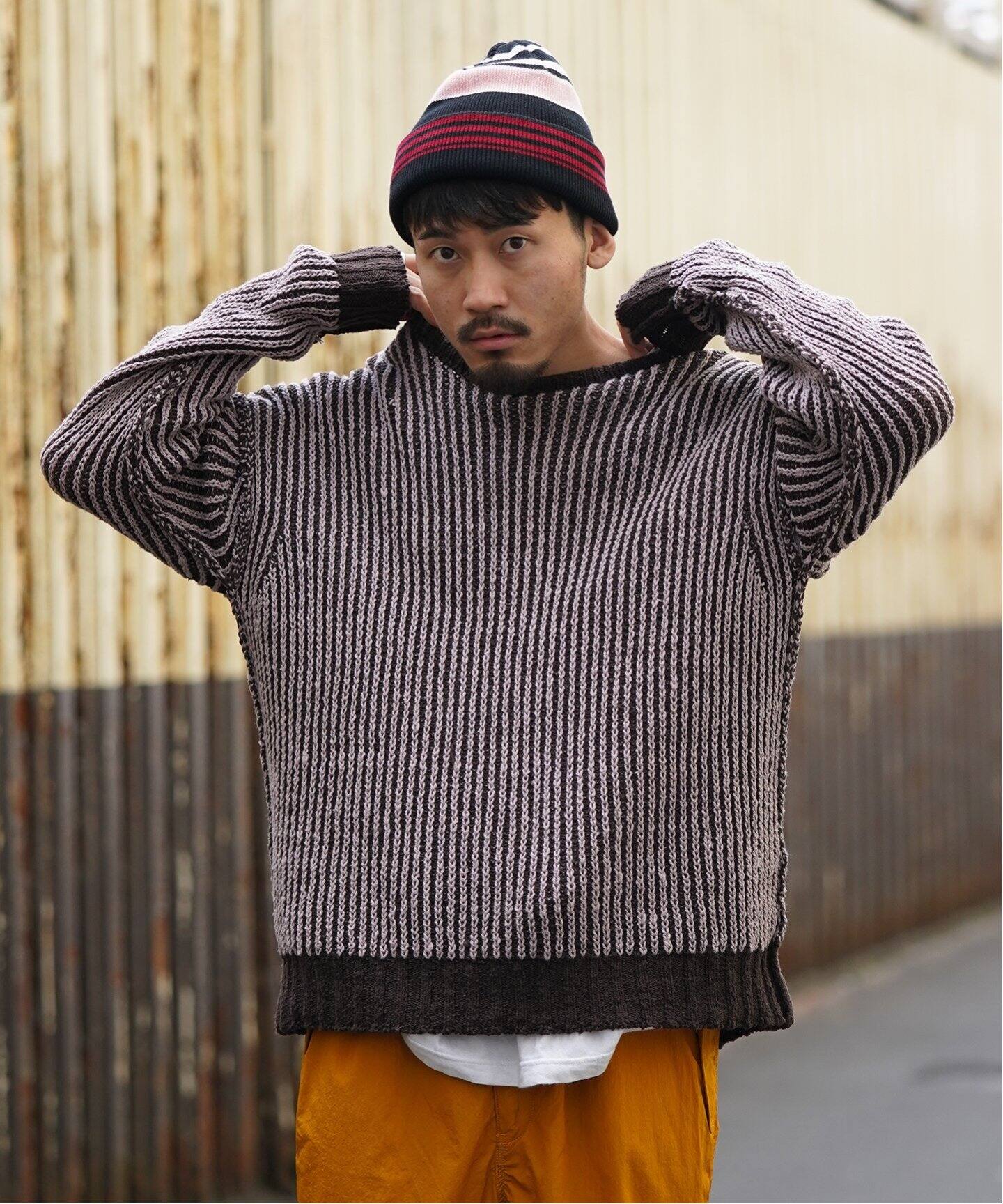 ANCELLM / アンセルム】OVER CORD KNIT（ニット／セーター）｜WISM  