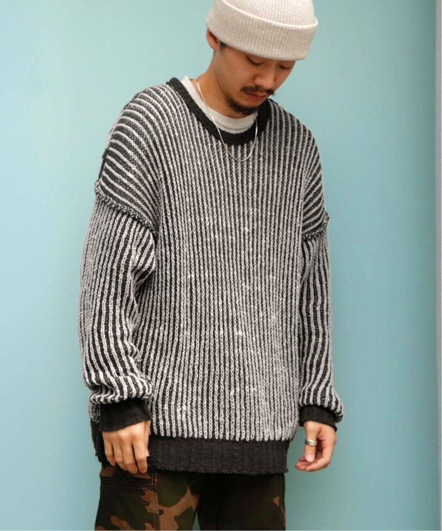 ANCELLM / アンセルム】OVER CORD KNIT（ニット／セーター）｜WISM  