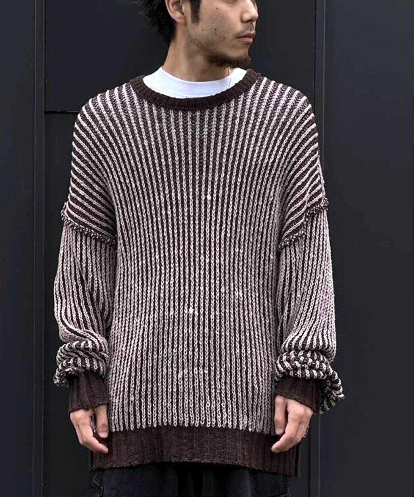 ANCELLM / アンセルム】OVER CORD KNIT（ニット／セーター）｜WISM  
