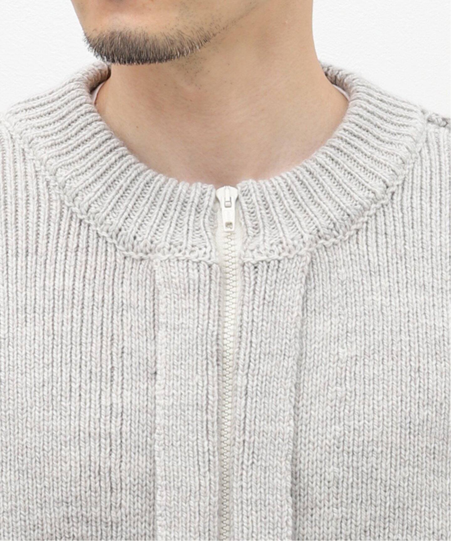 UNUSED / アンユーズド】US2365 HALF ZIP KNIT（ニット／セーター 
