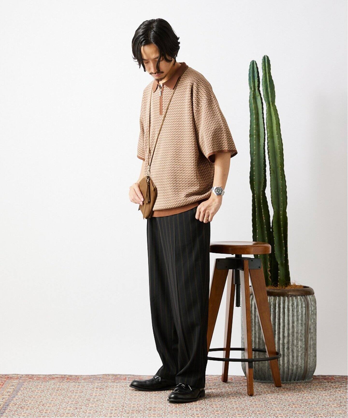 journal standard luxe ヴィンテージナイロンハーフコート コットンナイロンハーフコート（フードコート）｜journal