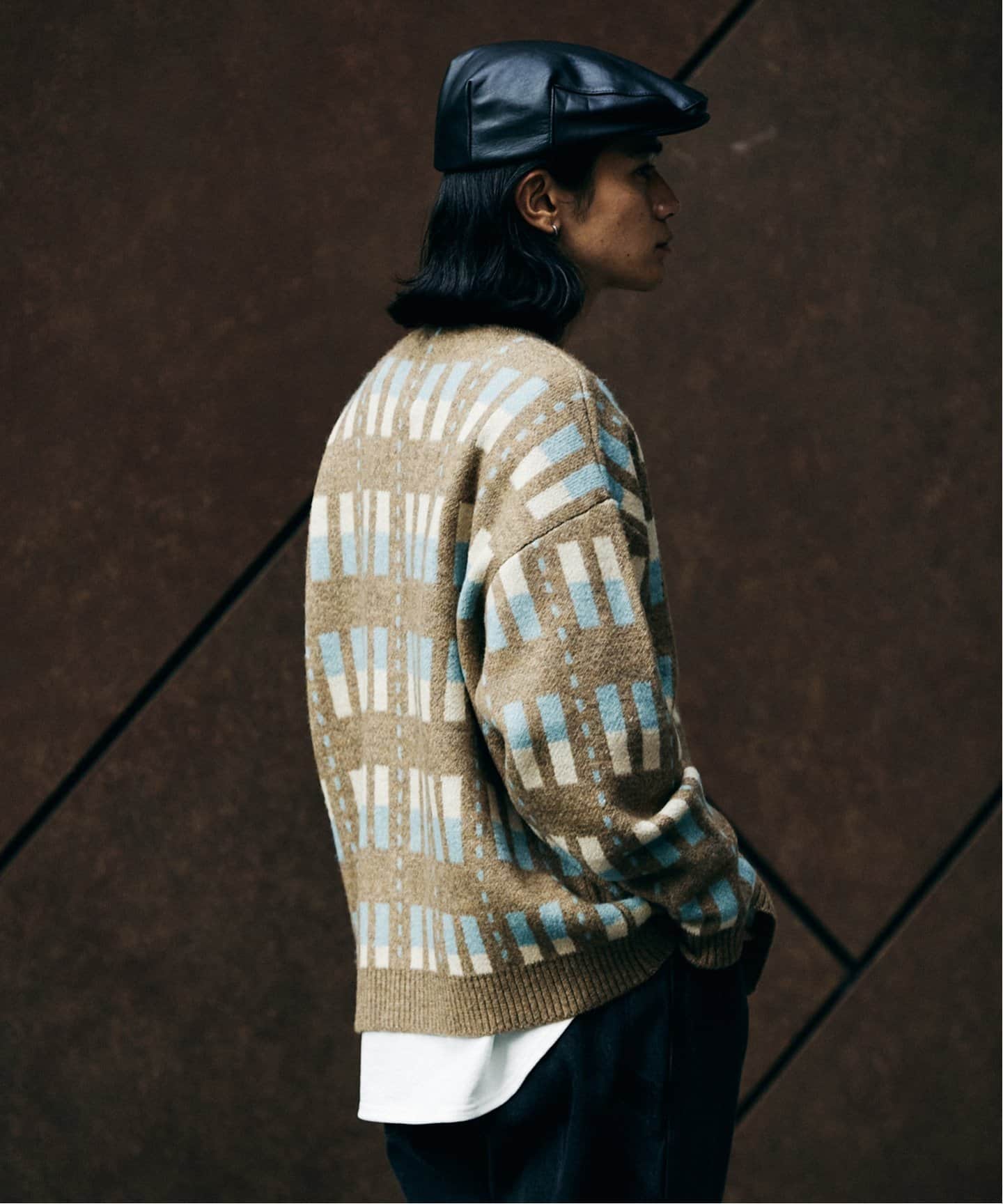 追加》ブリティッシュパターン ジャカード カーディガン（カーディガン