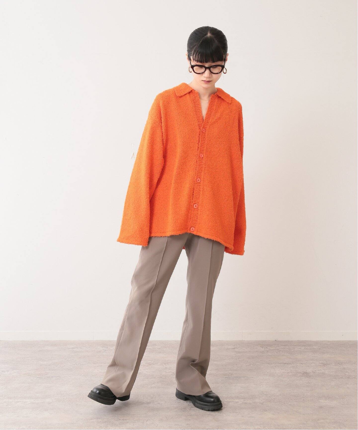 FOLL / フォル】クールシャギーカーディガン（カーディガン  