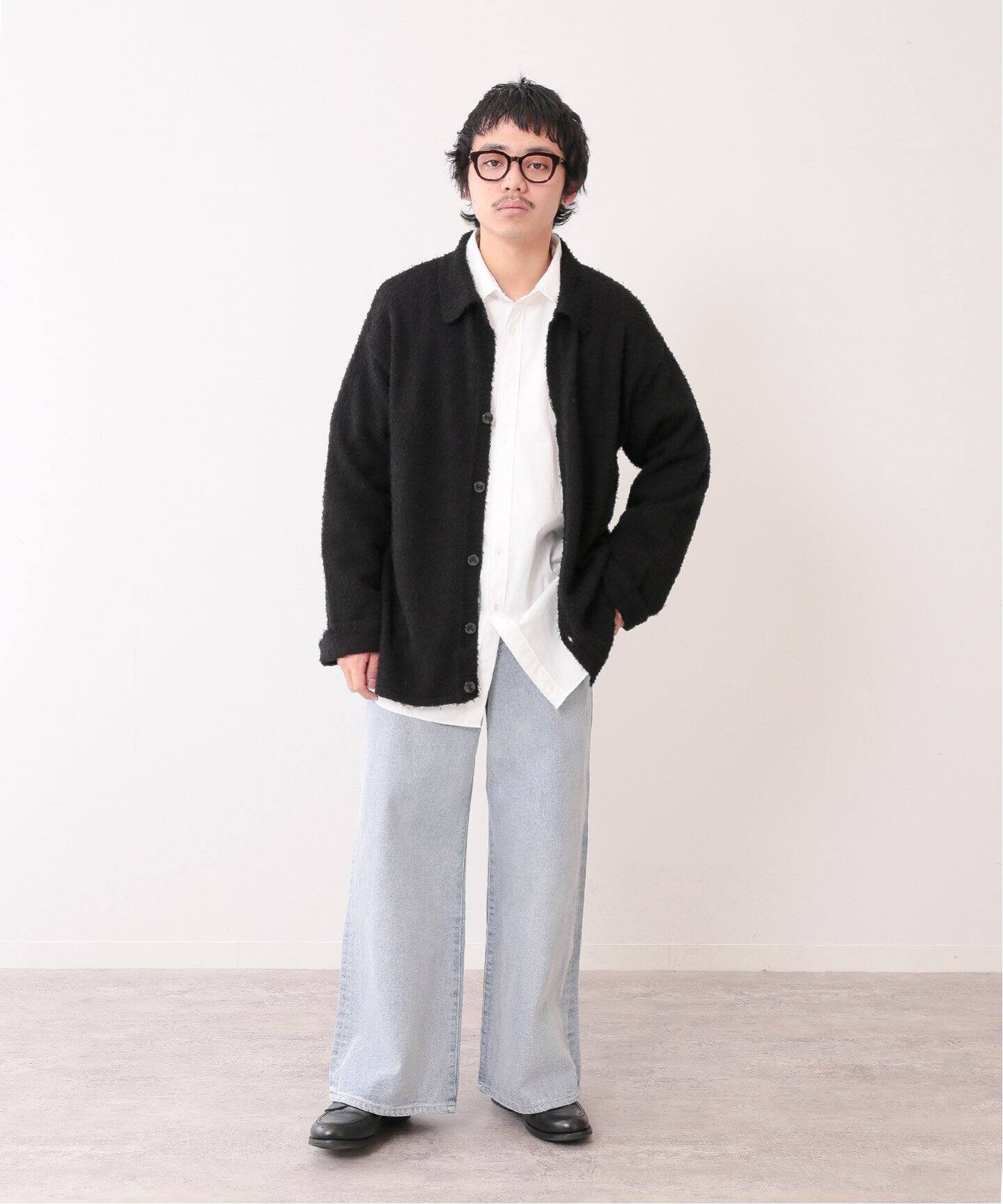 FOLL / フォル】クールシャギーカーディガン（カーディガン  