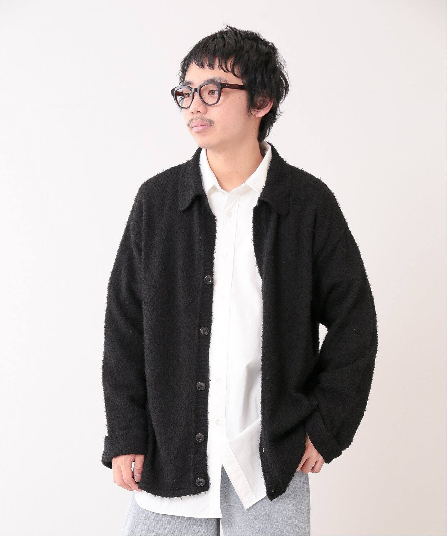 FOLL / フォル】クールシャギーカーディガン（カーディガン  