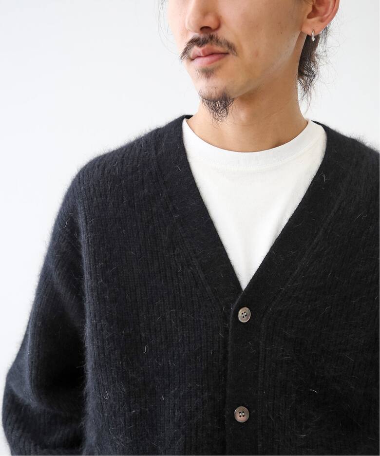 FOLL / フォル】wardrobe shaggy cardigan : カーディガン 