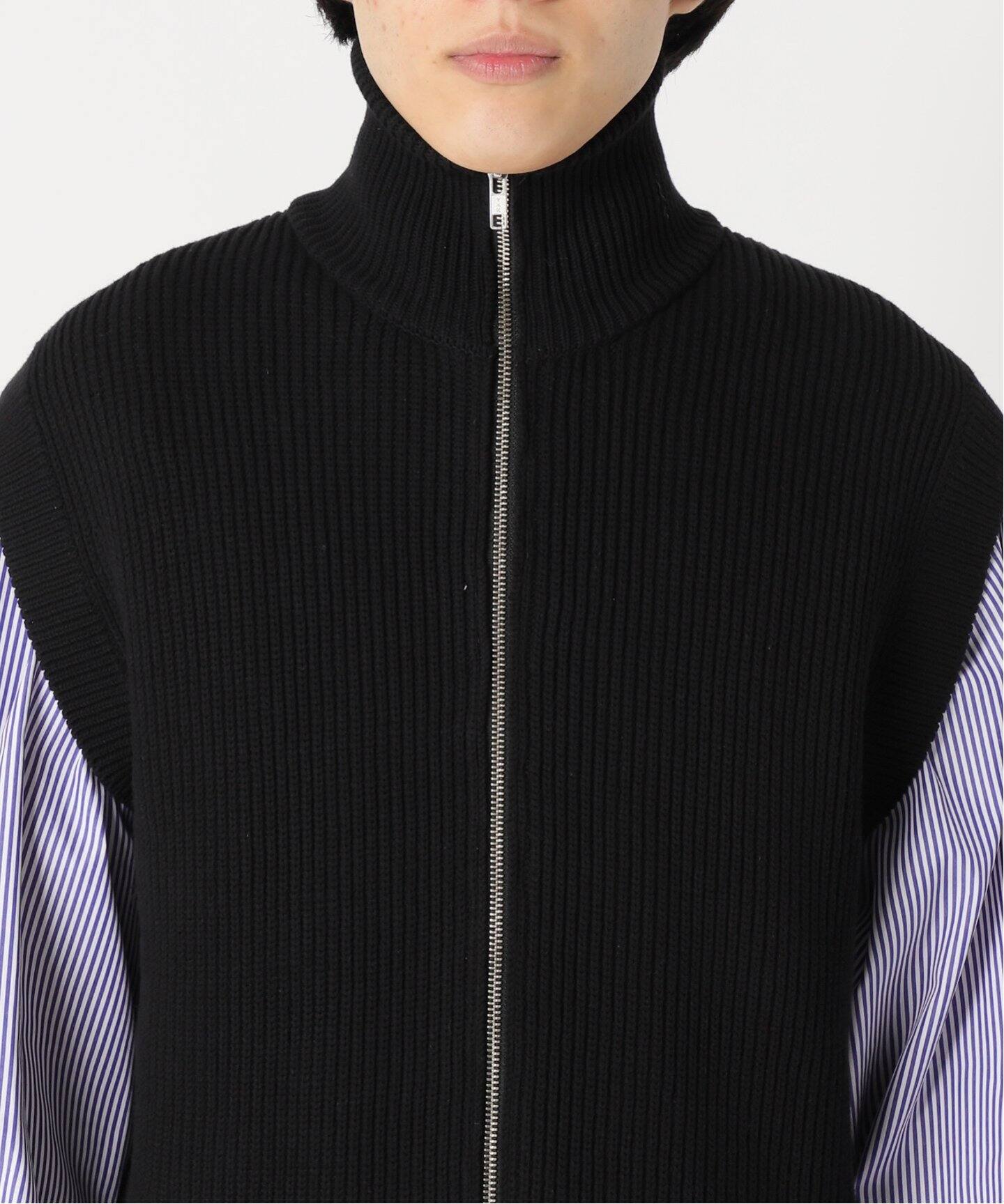 benine 9 / ビナイン]DRIVERS KNIT VEST ドライバーズニット
