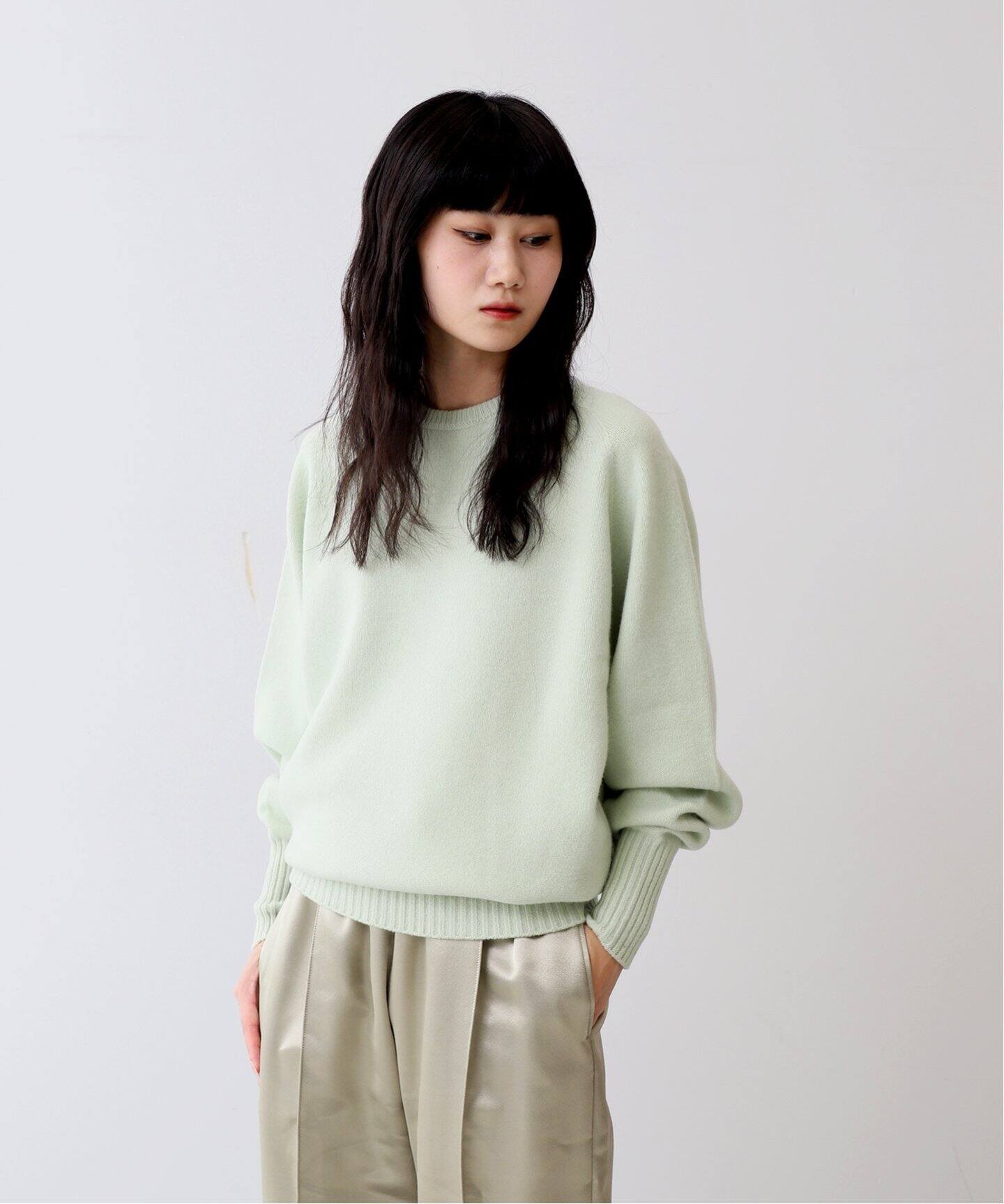 POSTELEGANT/ポステレガント】 fine wool pull-over knit（ニット 
