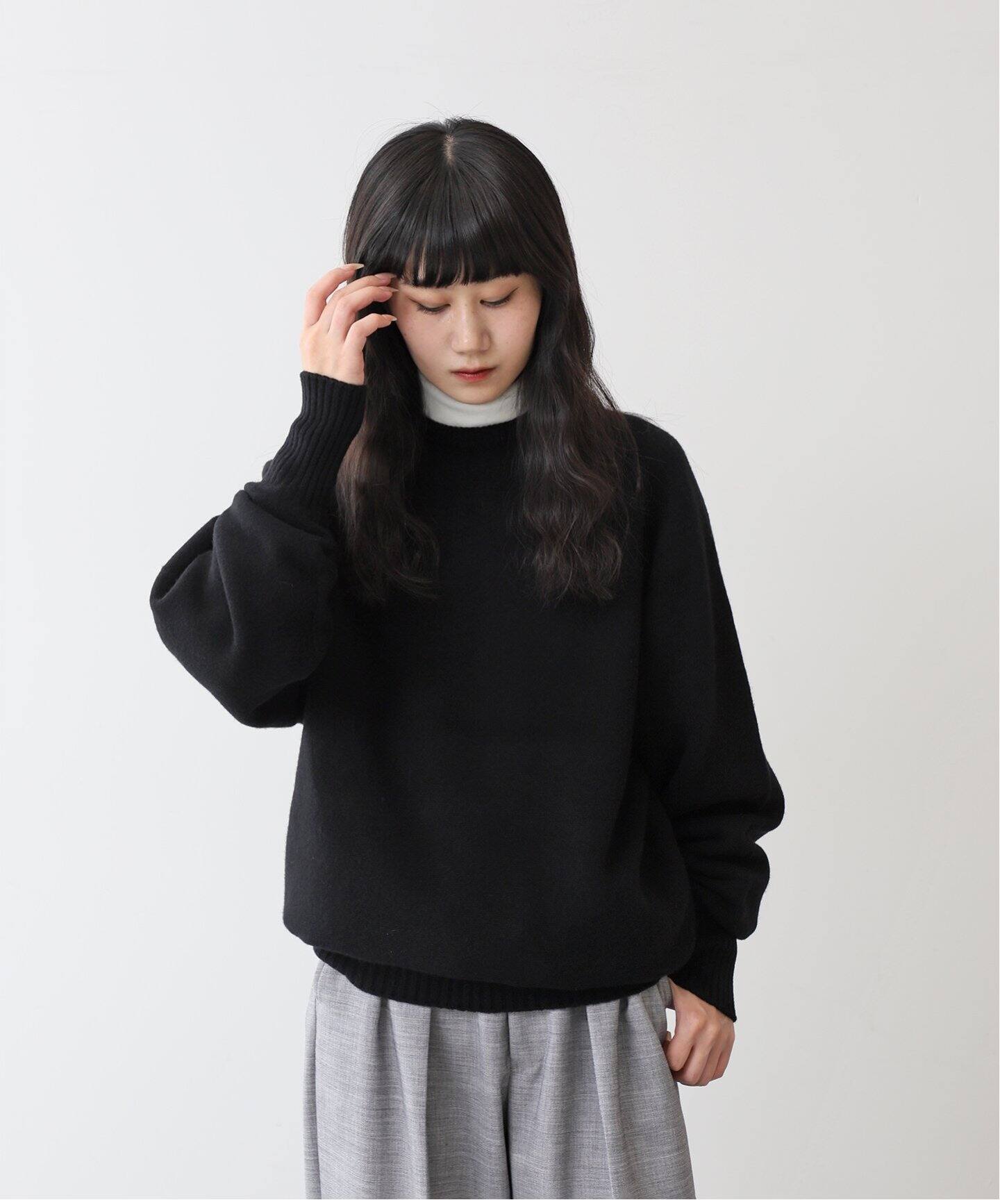 POSTELEGANT/ポステレガント】 fine wool pull-over knit（ニット 
