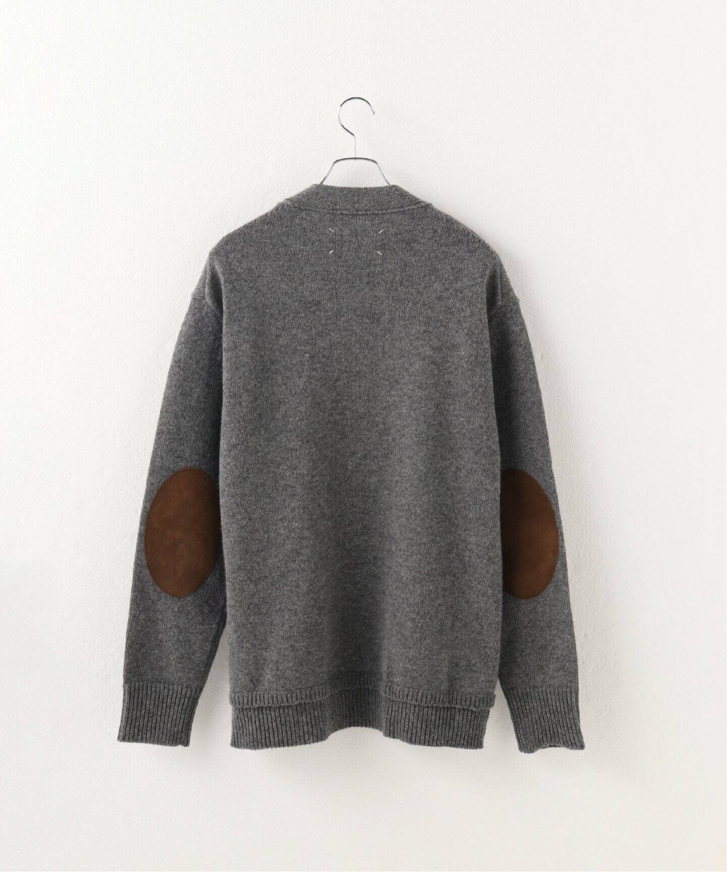 MAISON MARGIELA / メゾン マルジェラ】 ELBOW PATCH CARDIGAN（ニット 