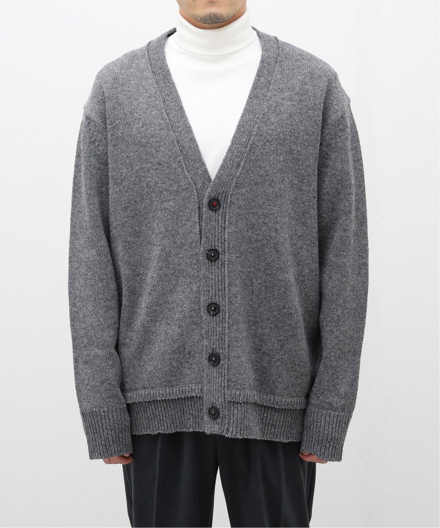 MAISON MARGIELA / メゾン マルジェラ】 ELBOW PATCH CARDIGAN（ニット 